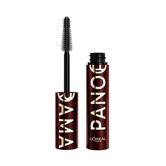 L'Oreal Paris Voluminous Panorama Chromatic Mascara, Volumizing and Lengthening Burgundy Mascara, Longwear, Smudge-Resistant and Washable, 707 Burgundy Cashmere