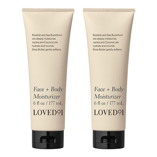 Face & Body Moisturizer, John Legend Skincare, Fragrance-Free, Daily Hydrating Cream, Deeply-Moisturizing & Non-Greasy Formula with Shea Butter, 2-Pack (6 oz each)