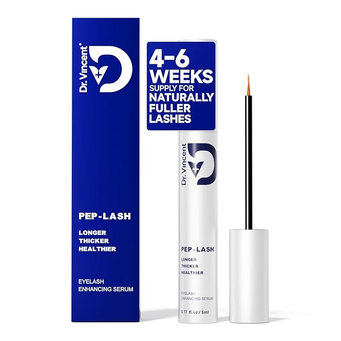 Lash Serum for Eyelash Growth, Eyelash Growth Serum Advanced Peptide Formula with 2.3× Absorption for Fuller, Thicker, Longer Lashes, Vegan & Cruelty-Free, Clinically Tested (5mL)