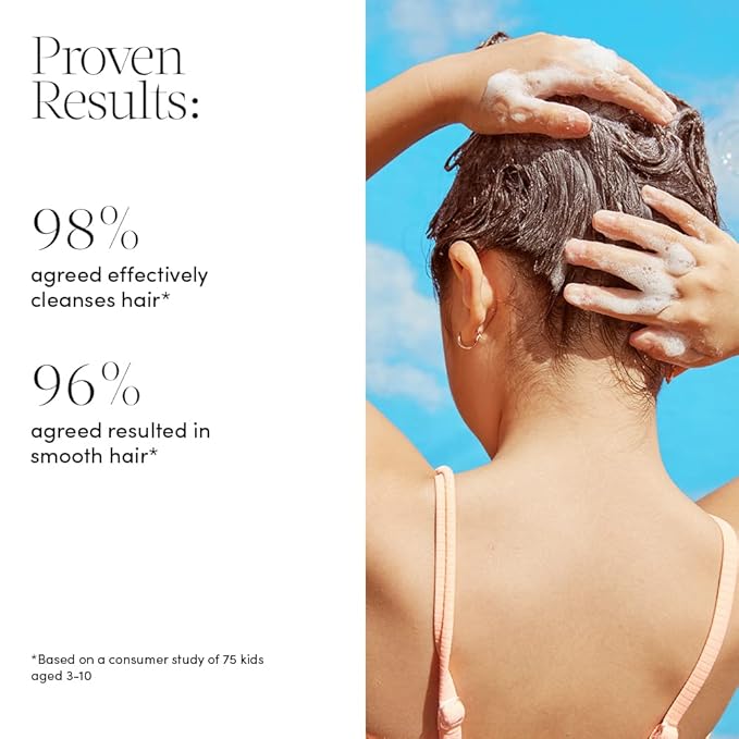 Evereden Kids Shampoo | Tear-Free Detangling Shampoo for Girls with Curly or Straight Hair | Clean, Non-Toxic, and Gentle Haircare | Sulfate-Free, Hypoallergenic, Safe for Daily Use | 6.7 fl oz