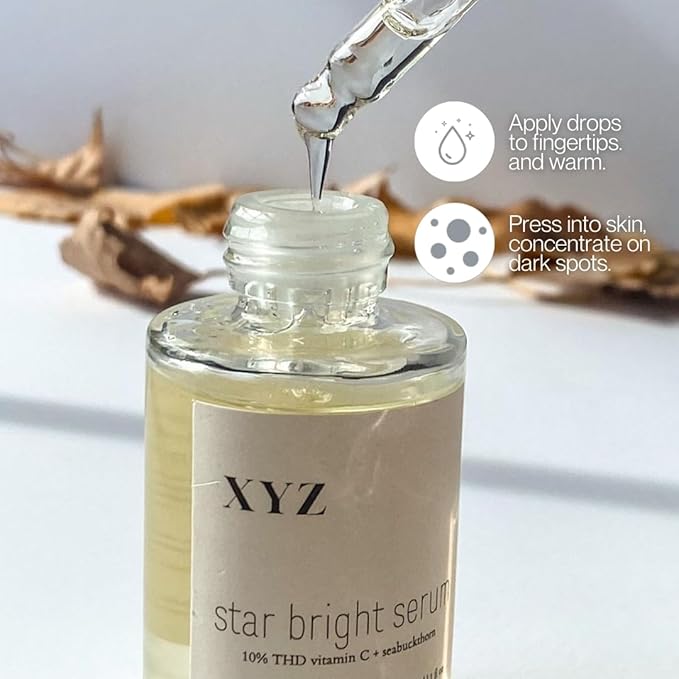 Star Bright Vitamin C Serum - Brightening Face Serum with THD Vitamin C, Rosehip, and Sea Buckthorn | Brighten and Even Skin Tone | Target Signs of Aging | 1 fl oz (30 mL)