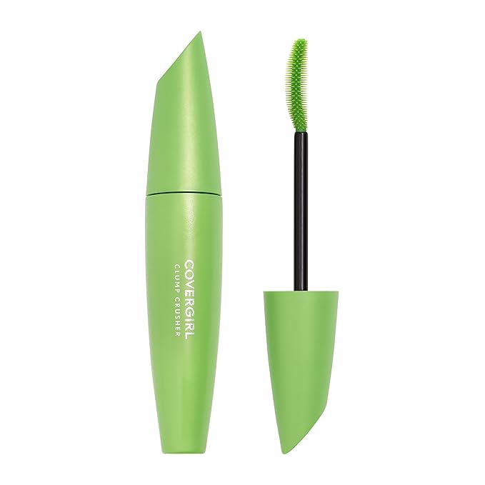 COVERGIRL Clump Crusher Waterproof Mascara, 20X More Volume, Double Sided Brush, Long-Lasting Wear - 825 Very Black (Pack of 1)