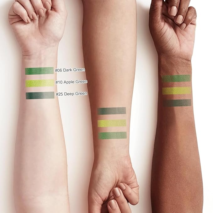 3 Colorful Eyeliner Pen Set, Eye Shadow Pencil, Pearl Eyeliner Kit Metallic Glitter Colored Eye liner for Women Eye&Lip Liner Professional Waterproof Eye Makeup (3PCS A)