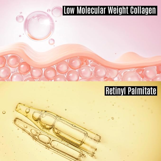 Amino Firming & Lifting Facial Sheet Mask | Amino Acid Complex, Vitamin A, Collagen | Reduces Fine Lines, Improves Elasticity, for All Skin Types (5 Sheets)