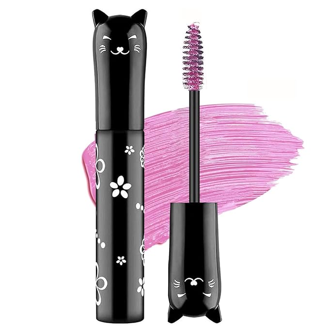 Pink Mascara For Eyelashes Waterproof Voluminous Colored Lengthening Curling Defining