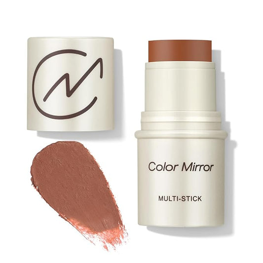 Multi-Use Makeup Stick - Blush, Lipstick, Eyeshadow & Highlighter For All Skin, Buildable Color, Long-Lasting, Lightweight, Natural Soft Finish(52 Milk Tea Matte), 0.158 oz