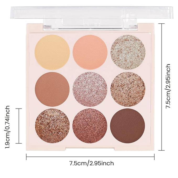 Eyeshadow Eye Shadow Palette Makeup,Matte Naked, Ultra-Blendable, Naturing-Looking, Long Lasting, Neutral Nudes EyeShadow (light Brown)