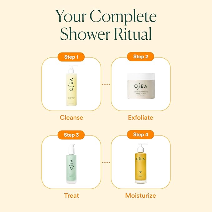 OSEA Undaria Algae™ Body Wash 8 fl oz - Hydrating & Moisturizing Body Wash - Citrus Scented Cleanser