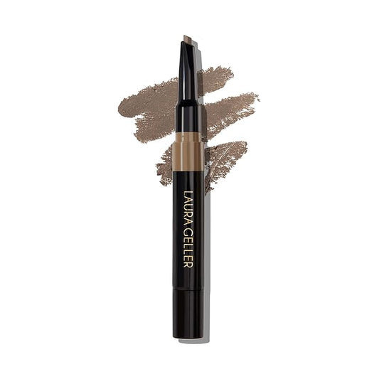 LAURA GELLER NEW YORK Sculpt-n-Stay Waterproof Brow Pencil & Gel- Taupe