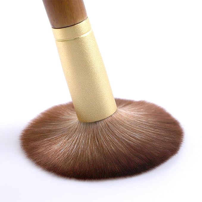 X Marilyn 10PCS Makeup Brush Set Brown Gold Double Ended Professional Make Up Brush for Foundation Blush Powder Eyeshadow Blush Eyebrow Lip,Best Gift Kit