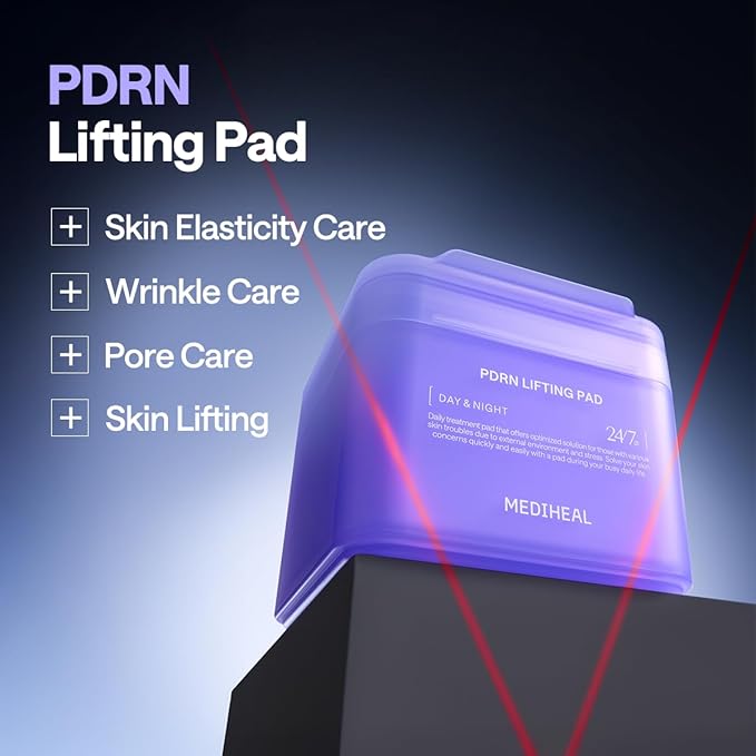 Mediheal PDRN Pad & Serum Skin Care Duo Set for Glass Skin – Intense Skincare for Radiant, Firm & Healthy-Looking Skin