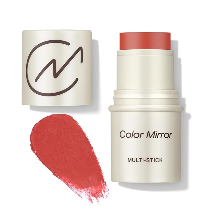 Multi-Use Makeup Stick - Blush, Lipstick, Eyeshadow & Highlighter For All Skin, Buildable Color, Long-Lasting, Lightweight, Natural Soft Finish(19 Tomato Matte), 0.158 oz