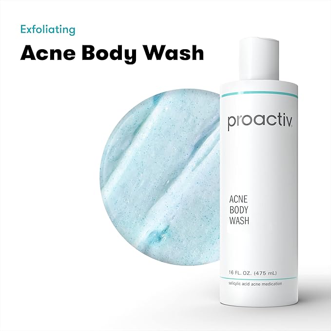 Proactiv Acne Body Wash, Gentle All-Over Cleanser, Unclogs Pores and Clears Blemishes, Salicylic Acid & Glycolic Acid Formula, Soothing Complex of Shea Butter, Vitamin E & Aloe Vera Extract, 16 Fl Oz