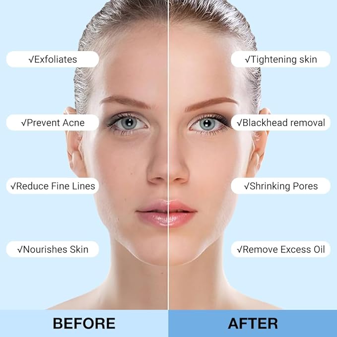 2Pcs Clay Mask For Face, Blackhead Remover For Face, Deep Pore Cleansing, Moisturizing, Skincare Facial Mask for Refining Pores and Controlling Oil (A02#2Pcs Blueberry)