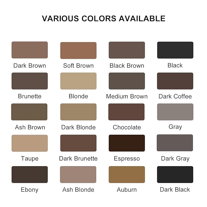 Eyebrow Pencil,2-in-1 Waterproof Eyebrow Pen with 4 Tip Brow Pen and Ultra-Precise Brow Pencil,with Dual-ended Eyebrow Brush,Eyebrow Makeup for Natural Looking Eyebrows - Auburn