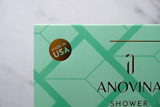 Anovina 12XL Eucalyptus Shower Steamers – Made in USA with Menthol for Aromatherapy. Enjoy a Spa-Like Shower Experience!