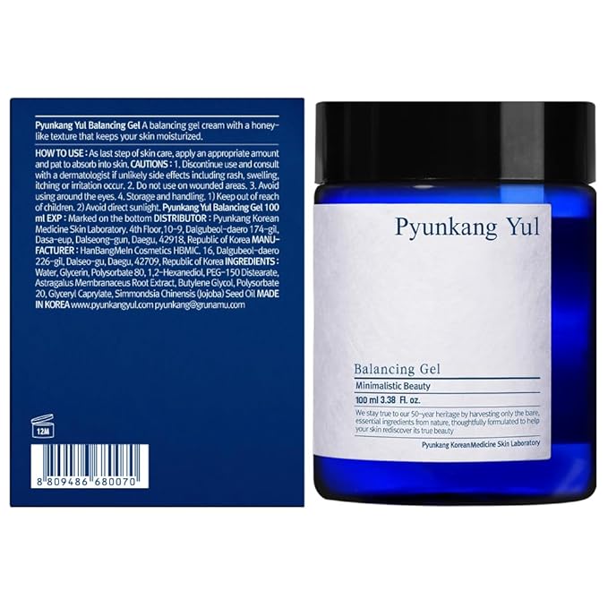 Pyunkang Yul Balancing Gel - Daily Face Moisturizer for Women - Facial Skin Care Products for Dry and Combination Skin - Highly enriched Texture Preventing Moisture and Nutrition loss - 3.3 Fl. Oz.…