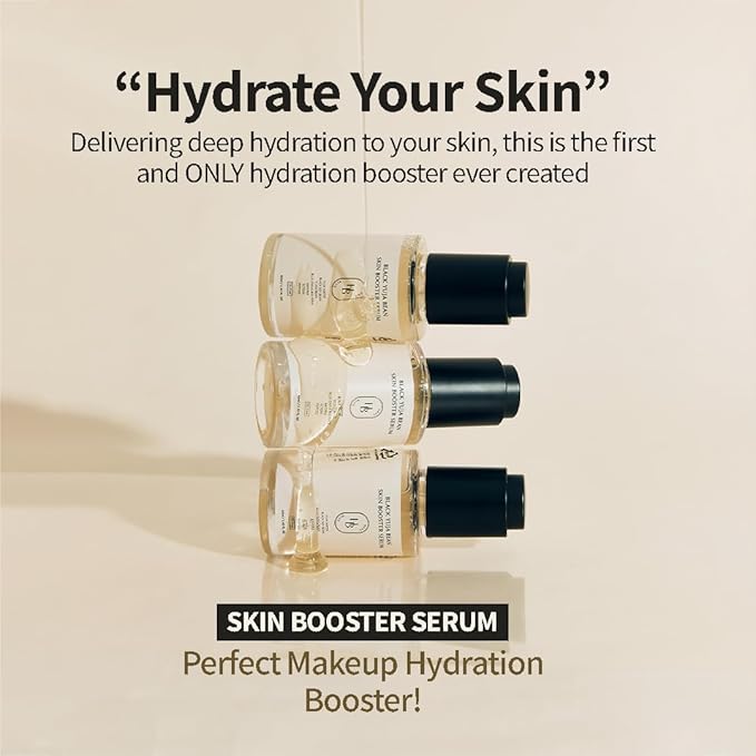 Black Yuja Bean Skin Booster Serum - Moisturizing, Sensitive Skin, Korean Skincare, Hypoallergenic, Deep Hydration, Vegan, Oil-free, Makeup Adherence, Inner Dryness, K-Beauty