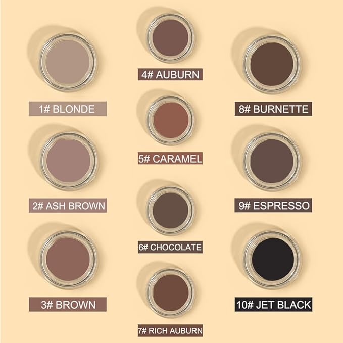 Upgraded Eyebrow Stamp Pencil Kit for Eyebrows Makeup, with Waterproof Eyebrow Pen, Black Eyebrow Eyeliner, Eyebrow Pomade, Specially Customized Blade Shaped Eyebrow Brush and Eyebrow Razor