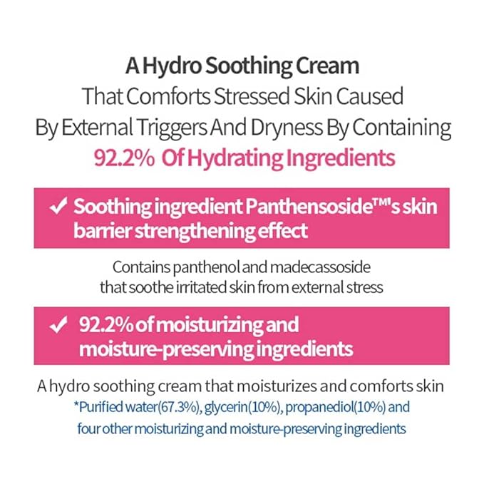 ETUDE Soonjung Hydro Barrier Cream Big Size, Face Moisturizer for Sensitive Skin, Moisturizing and Soothing Cream, 92.2% Hydrating Ingredients, Low pH Level 5.5, Korean Skin Care, Beauty (4.39 Fl Oz)