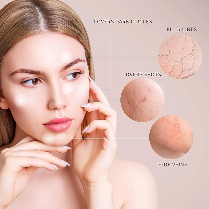 BellaTerra Cosmetics Eye Primer for Eyeshadow | Long-Lasting Shadow Base & Eyelid Concealer for Dark Circles & Veins | Matte Finish | Fragrance-Free for Sensitive Skin | .32 oz Crease-Proof Formula