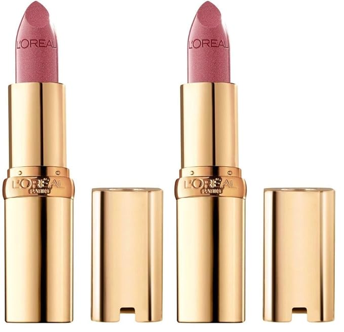 L'Oreal Paris Colour Riche Original Creamy, Hydrating Satin Lipstick with Argan Oil and Vitamin E, Sugar Plum, 1 Count (Pack of 2)