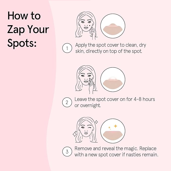 grace & stella Award Winning Pore Strip - Pimple Patches for Face - Hydrocolloid Acne Patches - Absorbs Zits, Reduces Redness - Cute Patches Dermatologist-Tested, Vegan (Multishape, 36 Count)