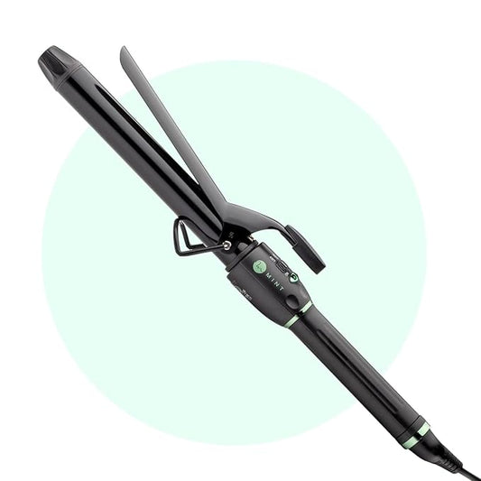 MINT Professional Extra Long Hair Curling Iron 1 inch | 2-Heater Ceramic Long Barrel Curling Iron | 1 Inch Curling Iron Hair Curler for Small to Medium Curls | International Dual Voltage