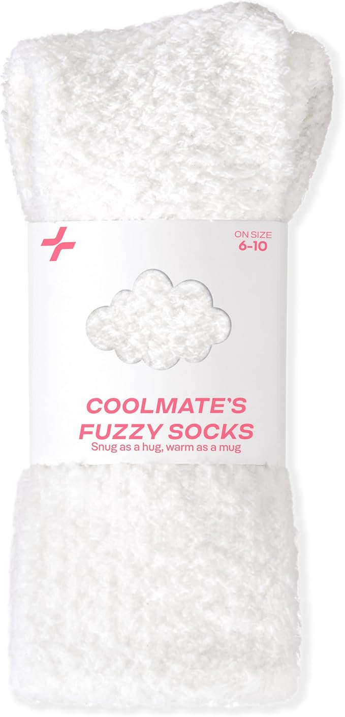 CoolMate GLOBAL Fuzzy Socks for Women Gift Box, Cozy, Soft, Comfy & Cloud-Like Socks, Plush, Durable for Spa, Home