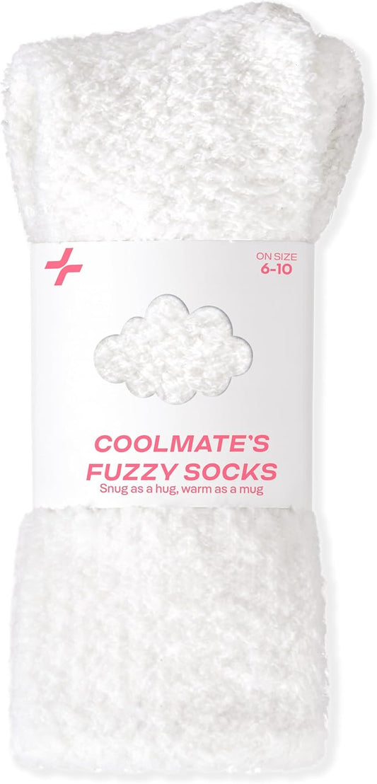CoolMate GLOBAL Fuzzy Socks for Women Gift Box, Cozy, Soft, Comfy & Cloud-Like Socks, Plush, Durable for Spa, Home