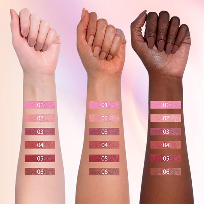 evpct Mauve Nude Pink Matte Creamy Lipstick for Women, Long Lasting Waterproof Velvet Lipstick, Lip Stick Crayon Buildable Blendable Creamy Color, Longwear Lip Makeup Cruelty-free 24 hours original 02