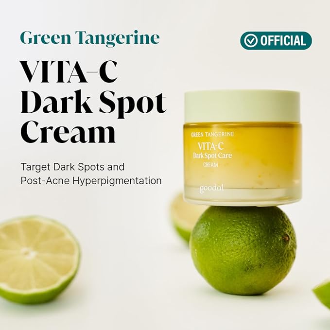 GOODAL Green Tangerine Vitamin C Glow Kit – Serum, Cream & Eye Patch Set | Korean Skincare for Dark Spots & Radiance | Get Sheet Mask 5-Pack for $4 with Bundle Purchase