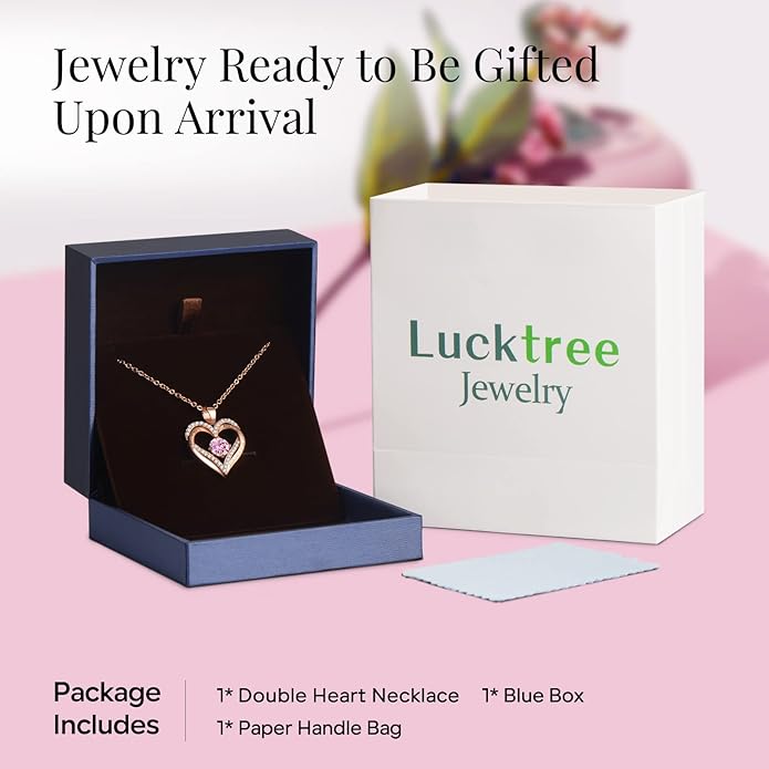 18K Rose Gold Necklaces for Women Birthday Gifts for Women Jewelry for Women Birthday Gifts for Wife Girlfriend Daughter Wife Birthday Gifts for Anniversary Mothers Day Christmas Valentines Gifts