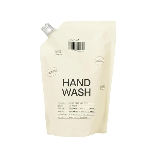 DedCool Taunt Hand Wash Refill | Hydrating & Soothing Gentle Cleanser | Squalane, Aloe & Marshmallow Root | Non-Toxic, Vegan, Carbon-Neutral | Moisturizing Formula for Soft, Nourished Hands | 16 fl oz