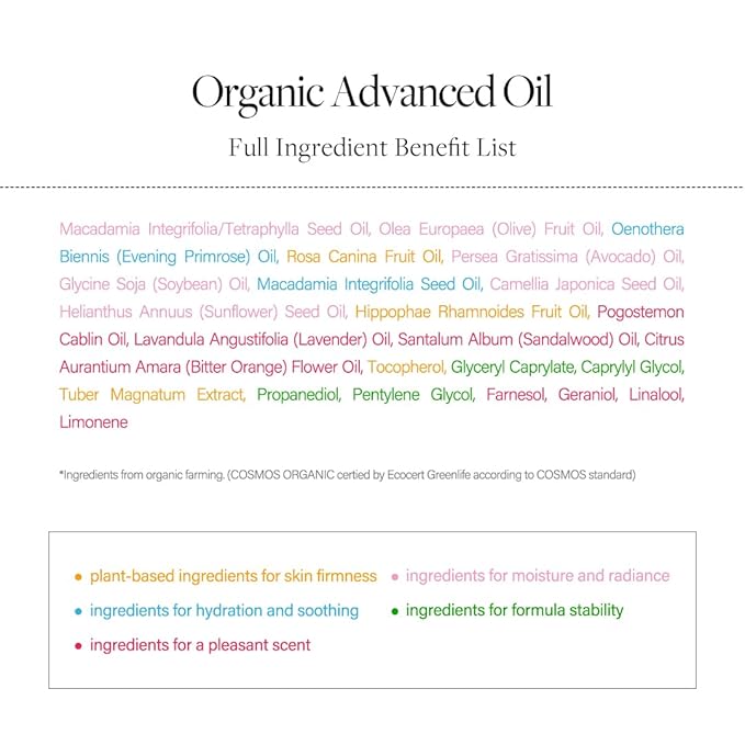 d'alba Piedmont Organic Advanced Oil, 100% Vegan Plant-based Ingredients, Hydrating (0.58 oz.)