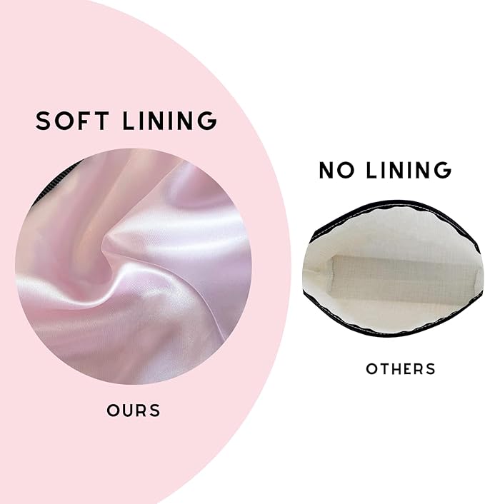 Women Birthday Unique Bride to be Bridal Shower Initial Gifts for Mom Sister Friend Her Teacher Aunt Makeup Cosmetic Bag with Mirror Mothers Day Christmas Graduation E