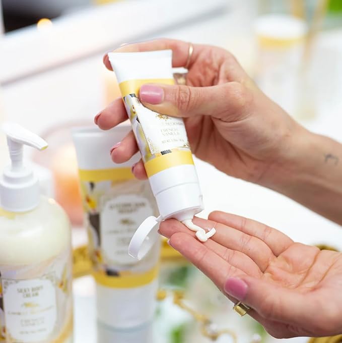 Camille Beckman Glycerine Hand Therapy Cream, French Vanilla, 6 Ounce