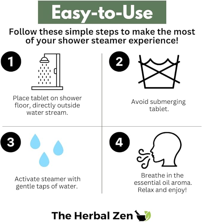 Stress Fighter Shower Steamers Aromatherapy with Essential Oils, Made in The USA Shower Bombs, Shower Bomb Aromatherapy, Relaxing Gifts for Women, Spa Day Gift, Mothers Day Gift