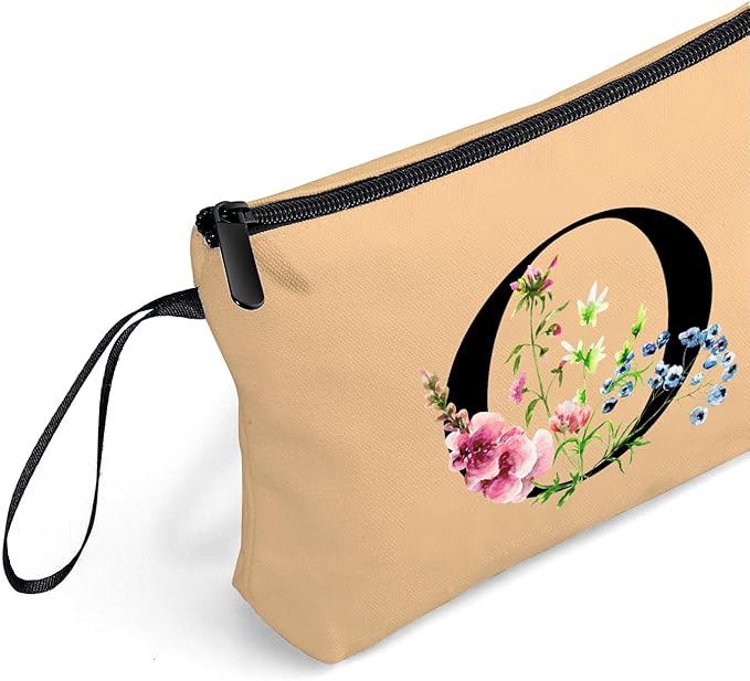 Happy Birthday Friendship Bridesmaid Team Gifts for Employees Women Mom Girl Daughter Teenage Personalized Make up Cosmetic Bag Travel with Mirror Mothers Day Christmas Graduation O