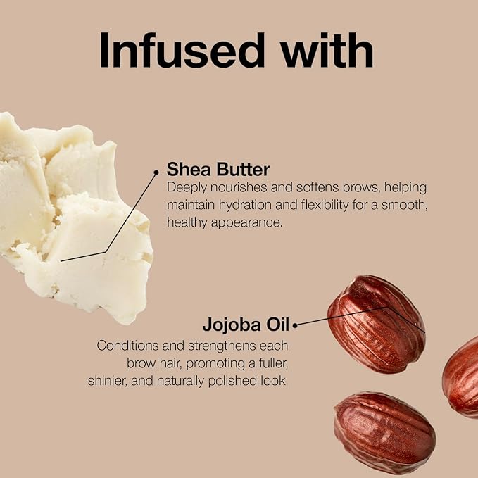 Palladio Brow Powder for Eyebrows, Soft and Natural Eyebrow Powder with Jojoba Oil & Shea Butter, Helps Enhance & Define Brows, Compact Size for Purse or Travel, Includes Applicator Brush, Auburn