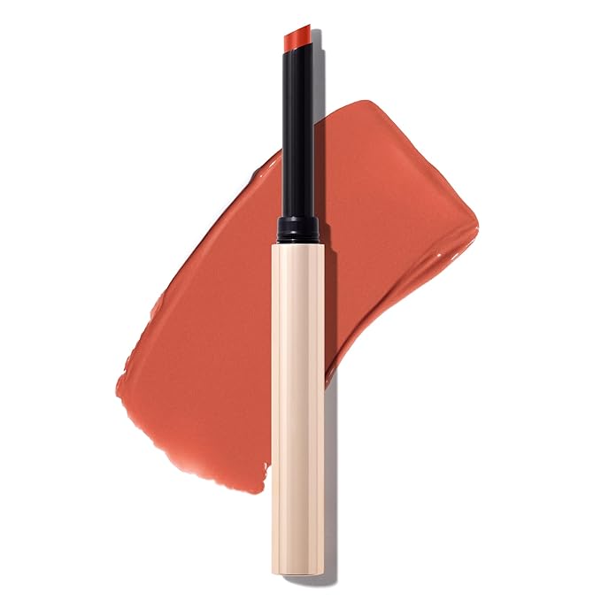 MAKE Beauty Cream Supreme Long-Lasting Lipstick. High Impact Hydrating Lip Color with Emollient Moisturizing Formula. Creamy Semi-Glossy Lipstick - Shade, Deep Flesh