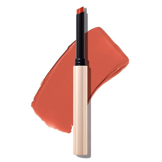 MAKE Beauty Cream Supreme Long-Lasting Lipstick. High Impact Hydrating Lip Color with Emollient Moisturizing Formula. Creamy Semi-Glossy Lipstick - Shade, Deep Flesh