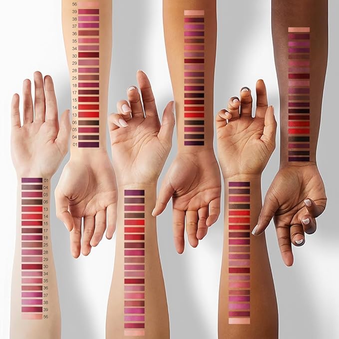 1Pcs 2 in 1 Deep Brown Matte Lip Liner and Liquid Lipstick Stain Makeup Set for women, Brown Long Lasting Smudge Proof Lip Tint Matte Finish Lip Gloss for All-Day Color Hold Easy to Use 04#