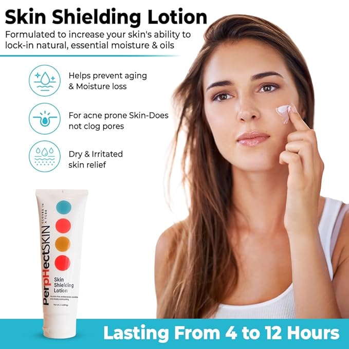 Skin Shielding Lotion – Invisible Moisturizing Barrier for Dry Hands – Alcohol-Free Daily Hand Cream – Softens & Protects – Suitable for All Skin Types – 2 oz (60g)