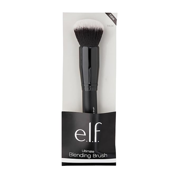 e.l.f. Ultimate Blending Brush, Dome-Shaped Makeup Tool For Applying & Blending Foundation, Bronzer & Blush, Made With Vegan, Cruelty-Free Bristles