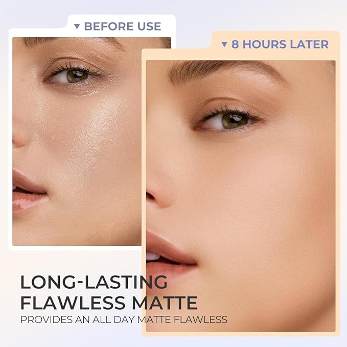 SACE LADY Face Powder Waterproof Sets Makeup, Controls Shine, Smooth Fine Lines for Flawless Lightweight Finish, Long Lasting Matte Compact Setting Powder Cosmetics Cruelty-free, 0.35oz (#01)