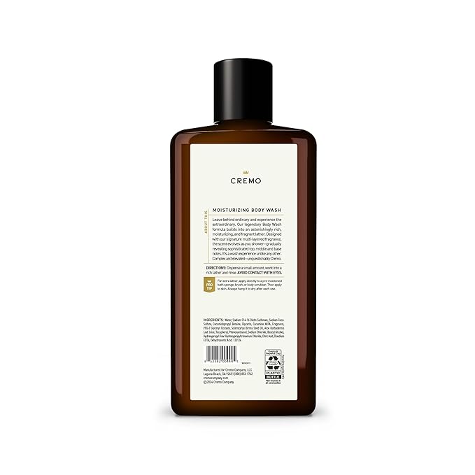 Cremo Body Wash Men, Sage and Citrus , 16 Fl Oz