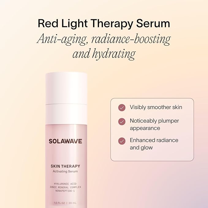 SolaWave Skin Therapy Activating Serum with 1 Refill | Enhance Red Light Therapy Wand Results | Hydrating Skincare for Microcurrent Galvanic Current (2-Pack)