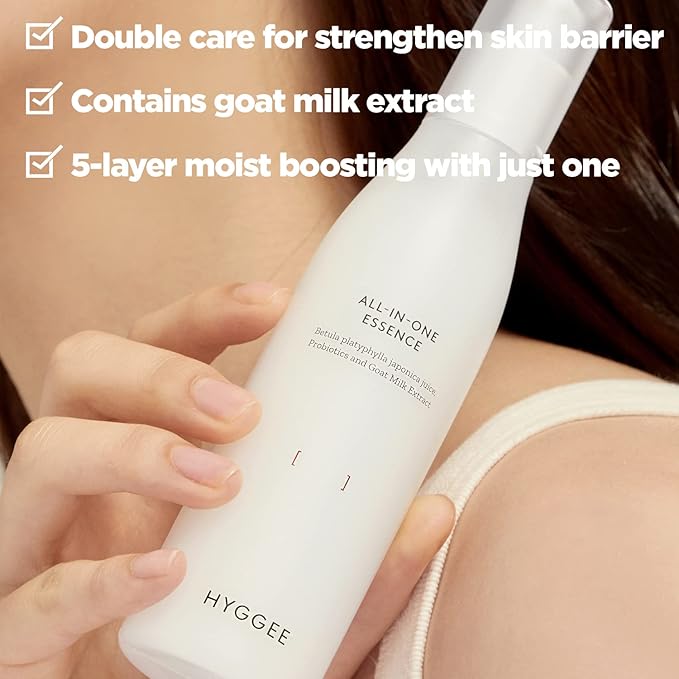 All in One Essence - Moisturizing Face Gel Lotion for All Skin Types - Probiotics & Hyaluronic Acid - Fresh and Soft Formula - Skin Irritation Free, 3.71 fl.oz.