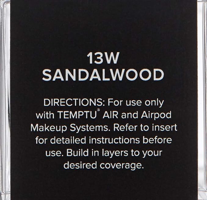 TEMPTU Perfect Canvas Airbrush Foundation Airpod: Anti-Aging Long-Wear Makeup, Buildable Coverage Semi-Matte, Natural Finish